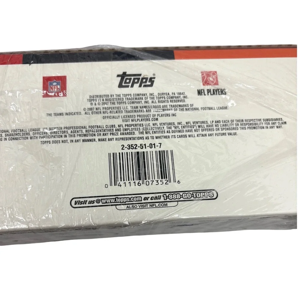 2007 Topps NFL Football Complete 440 Card Set + 5 Chicago Bears Rookies Sealed